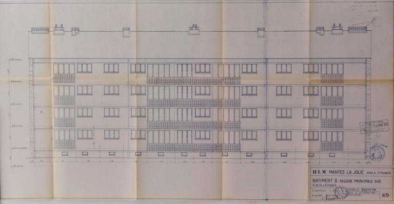 Ensemble de 6 immeubles HLM