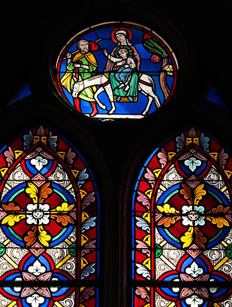 Ensemble de 12 verrières - Chapelle Saint-Vincent-de-Paul (Sœurs de Saint-Vincent-de-Paul)