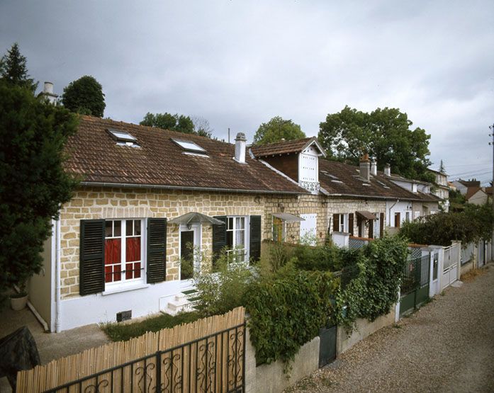 les immeubles, maisons et fermes du canton d'Andrésy