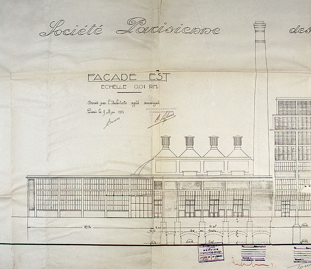 Scierie Cavillet, puis usine de bois de placage Société parisienne de bois tranché et déroulé, puis Société parisienne de tranchage et déroulage, puis société Maréchaux, puis entrepôt commercial (détruit après inventaire)