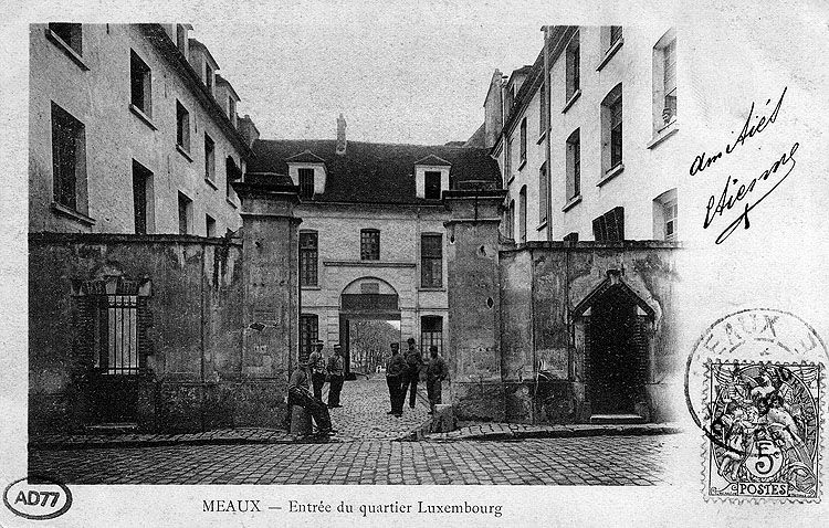 abbaye Notre-Dame, puis quartier de cavalerie Luxembourg