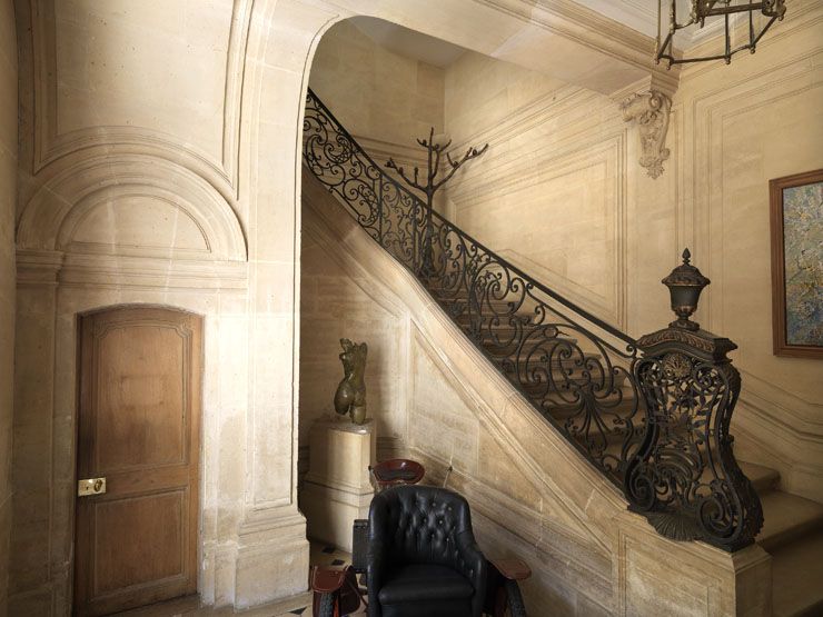 rampe d'appui, escalier de l' hôtel de Marsilly (non étudié)