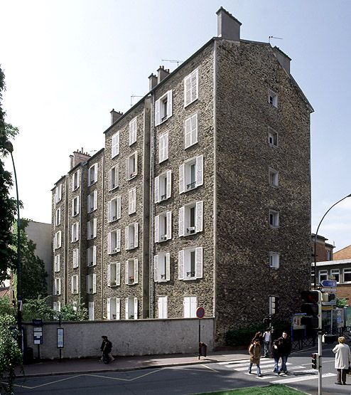 maisons, immeubles