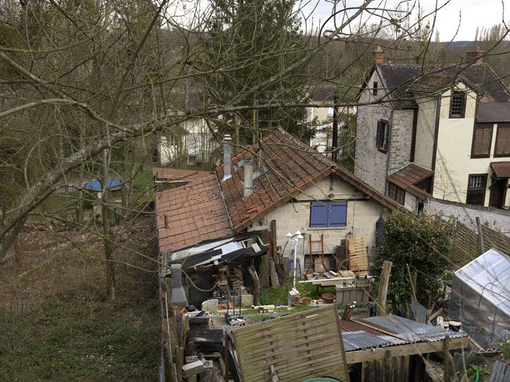 Samois-sur-Seine - atelier de charpentier Rabardy, puis Magnier, puis Goletto, actuellement logement