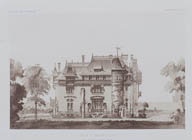 Façade postérieure. Tiré de : Le Moniteur des architectes, 1892. (BHVP, Per F° 119)