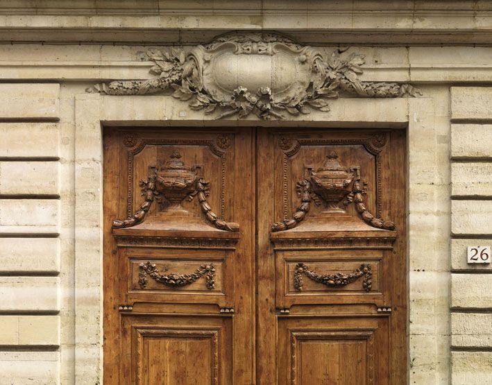 rampe d'appui, escalier de l' hôtel de Sandreville (non étudié)