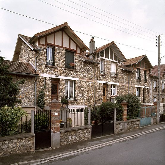 les immeubles, maisons et fermes du canton d'Andrésy