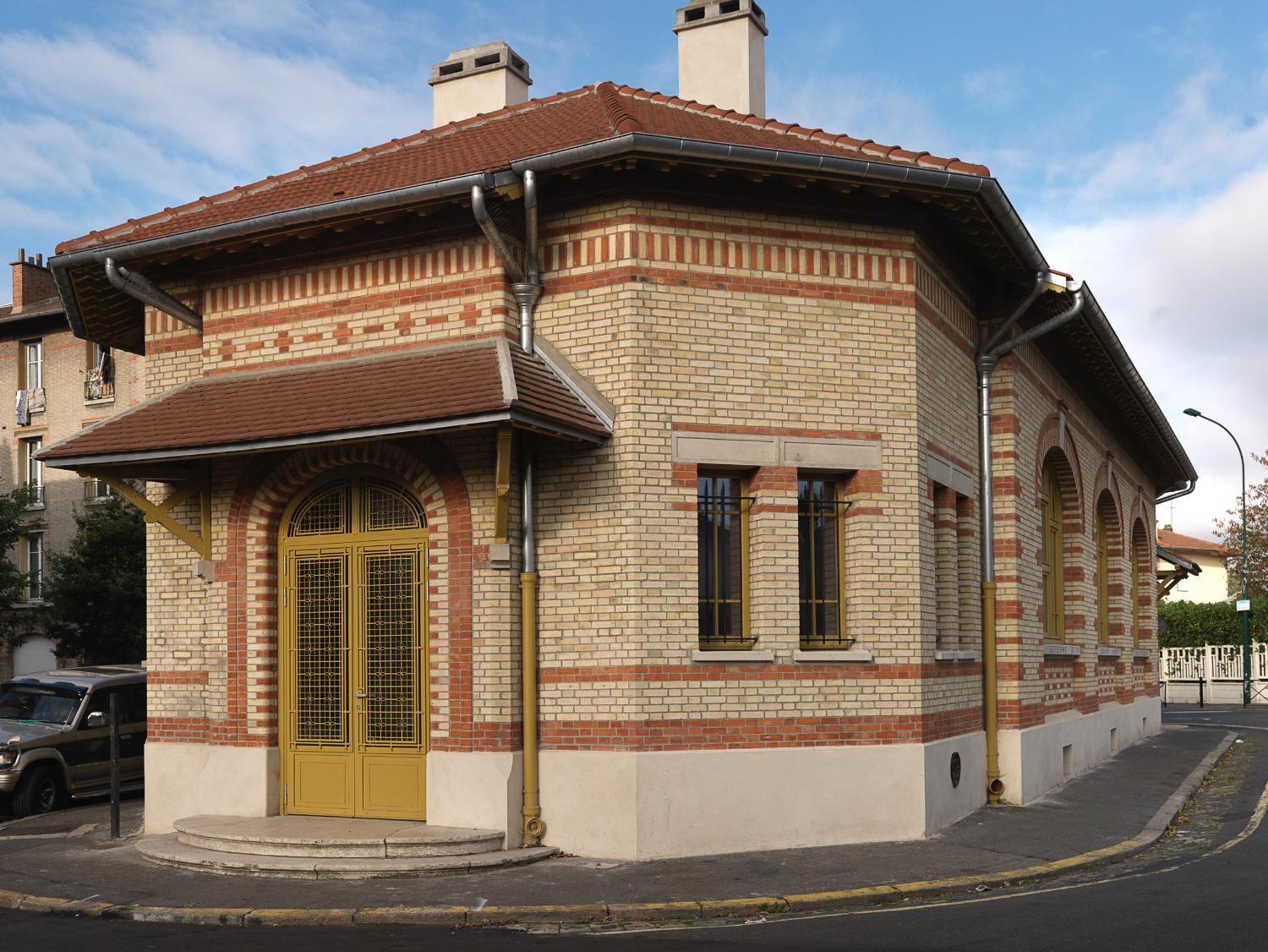 Blumenthal (Epinay-sur-Seine), salle des fêtes de la cité-jardin