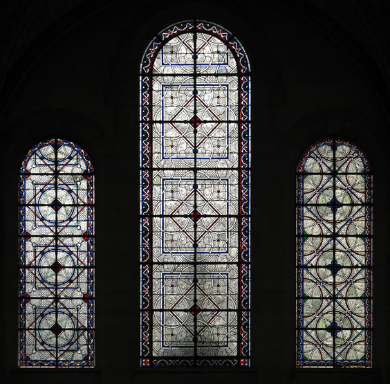 Ensemble de 17 verrières - Chapelle de la Visitation Sainte-Marie (Premier monastère des Visitandines)