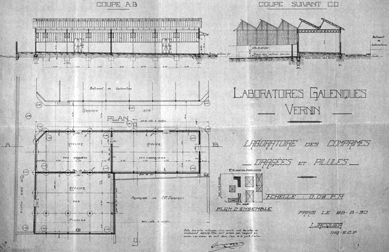 usine de produits pharmaceutiques Vernin