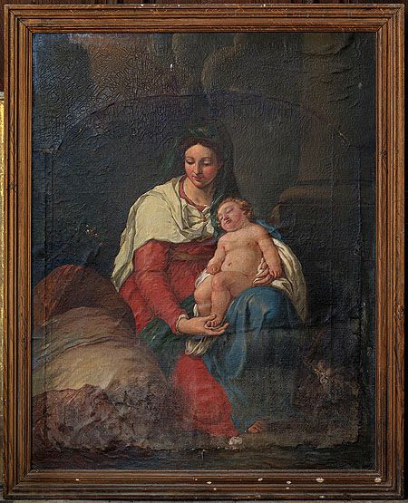 tableau : Vierge à l'Enfant