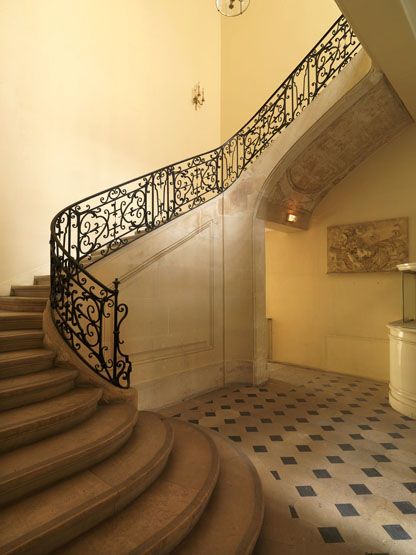 rampe d'appui, escalier de l' hôtel de Hesse (non étudié)