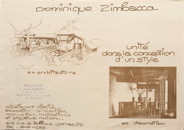 Présentation de l’œuvre de Dominique Zimbacca (1928-2011)