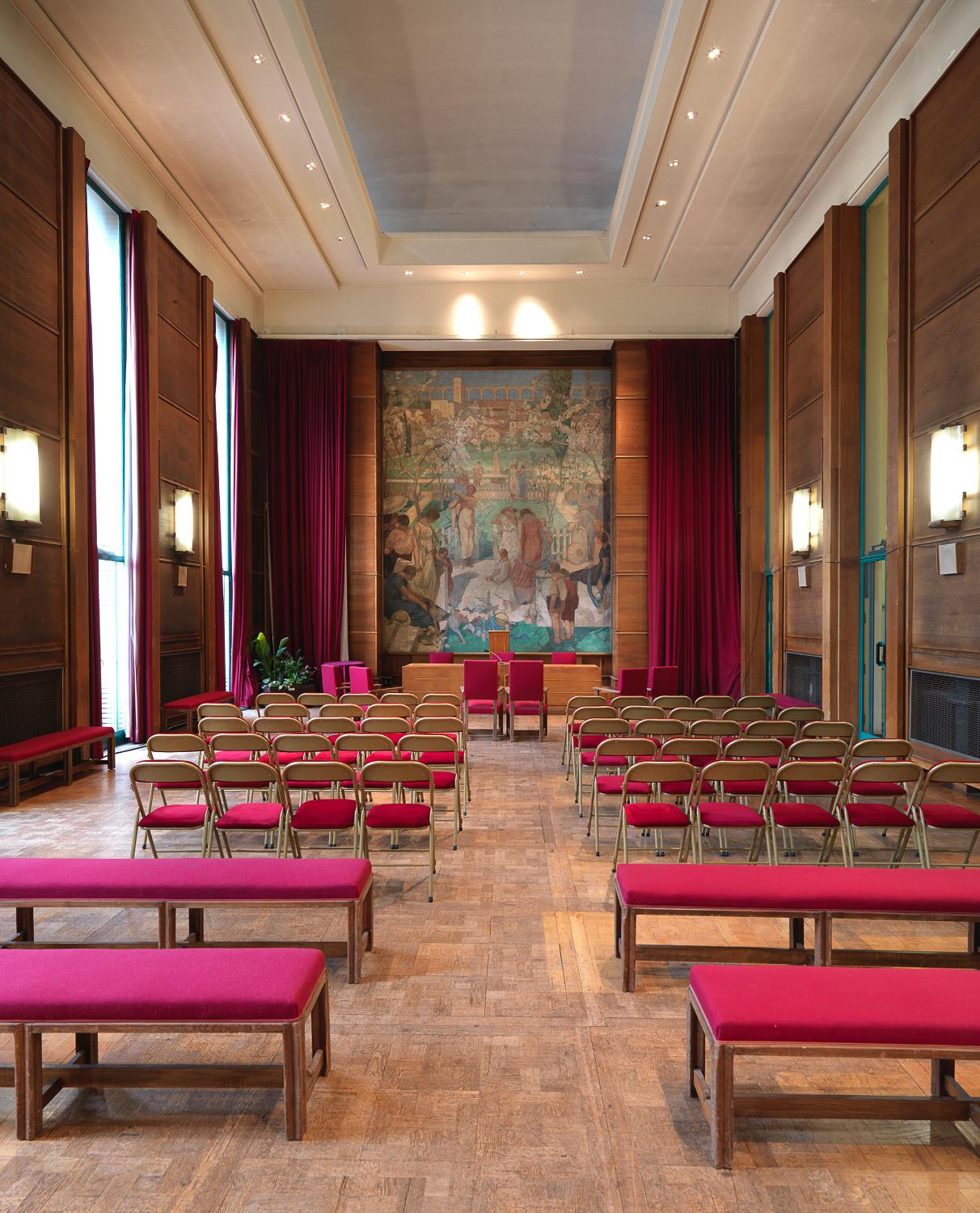 Hôtel de ville (Cachan), salle des fêtes de l'