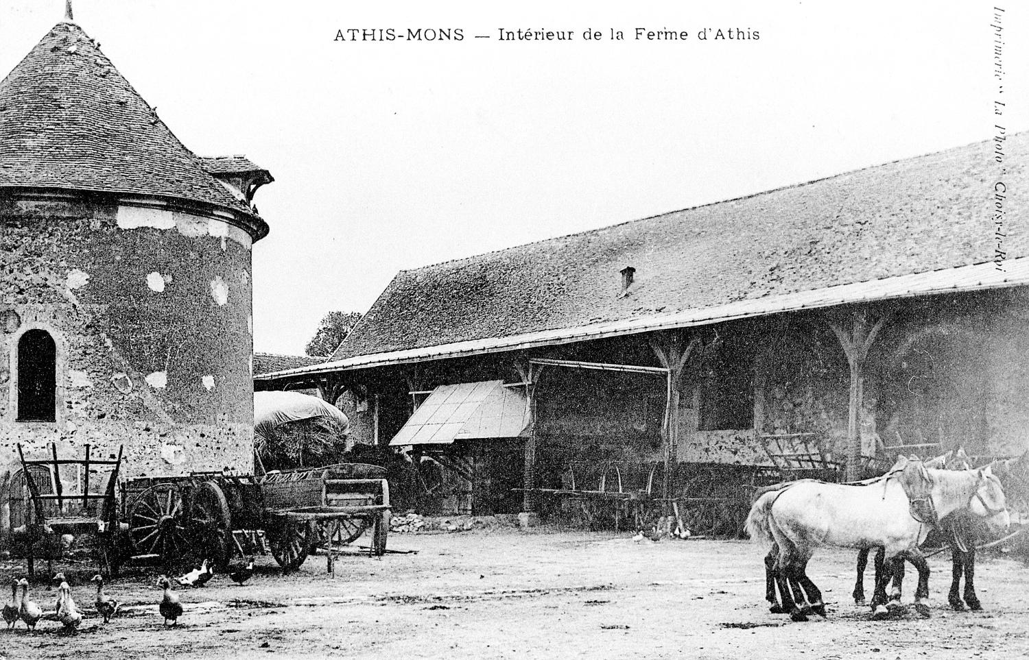 ferme seigneuriale dite ferme d'Athis, actuellement maison