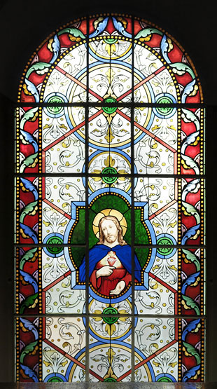 Ensemble de 14 verrières - Chapelle Notre-Dame de Joye (ancienne chapelle des Sœurs de Saint-Thomas-de-Villeneuve, Maison du Bon-Pasteur)