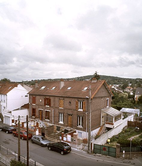 ensemble de 3 maisons de mariniers, 56-60 quai de l' Oise