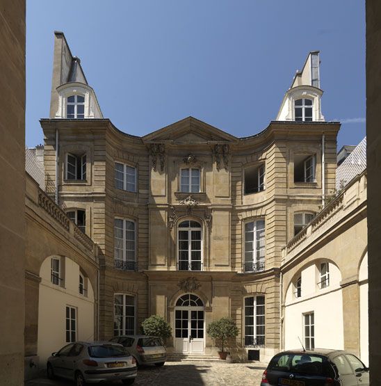 rampe d'appui, escalier de l' hôtel de Marsilly (non étudié)