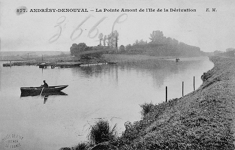 barrage mobile à fermettes et aiguilles, écluse de Denouval (détruits), barrage à hausses mobiles