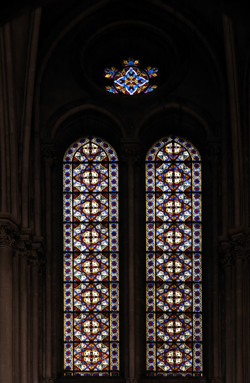 Ensemble de 17 verrières - Chapelle Saint-Ignace (ancienne chapelle des Jésuites)