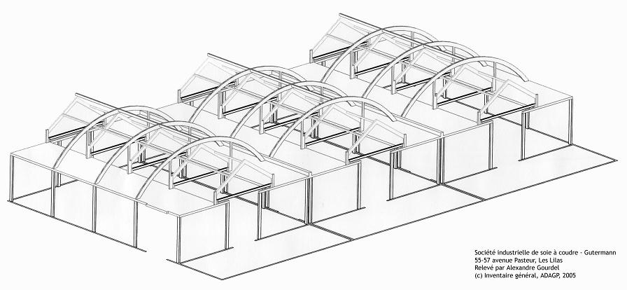 Usine de menuiserie Cuperly, puis moulinerie de la Société industrielle de soie à coudre, puis Gütermann (détruit après inventaire)