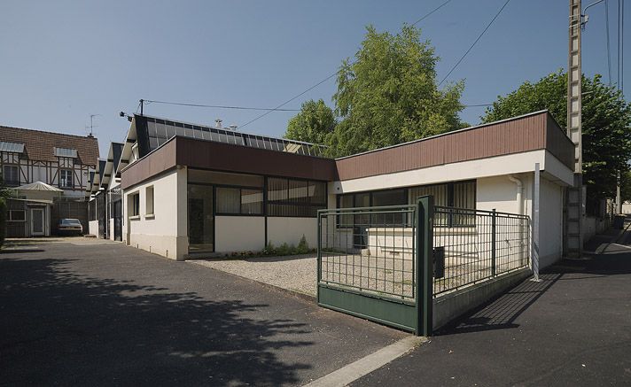 Bois-le-Roi - usine de serrurerie, puis usine de construction métallique et usine de construction électrique Lefèvre, puis usine de menuiserie Les Dérivés du Bois et bureau d'études Mafco