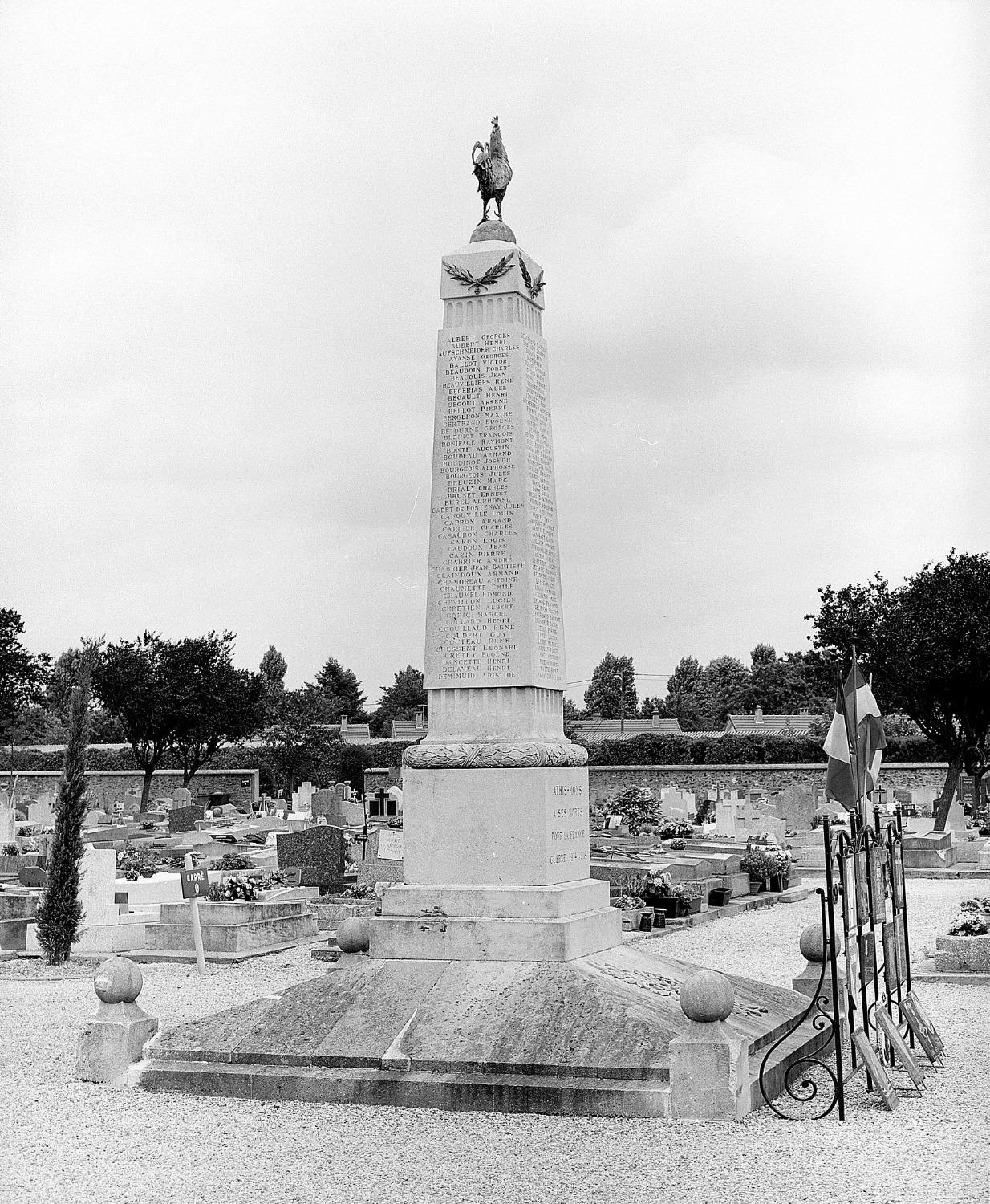 monument aux morts de la guerre de 1914-1918