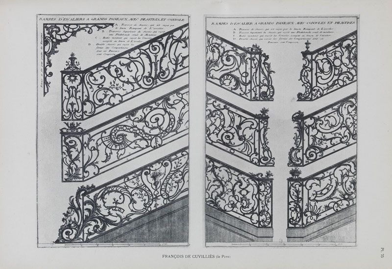 dossier de synthèse sur les escaliers, rampes d'appui et départs de rampe d'appui