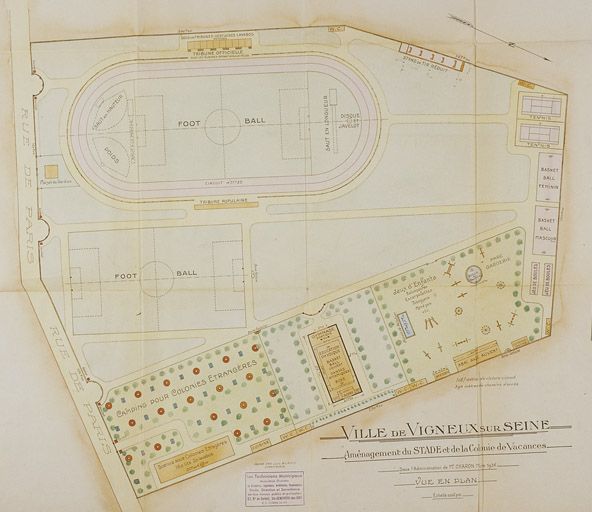 stade municipal et colonie de vacances