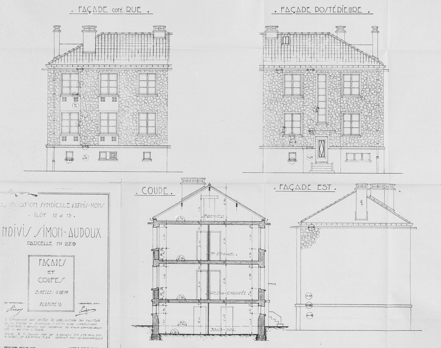 lotissement concerté de l'association syndicale de reconstruction de l'Ouest du Val-d'Athis