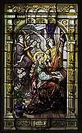 verrière historiée de Sainte Cécile