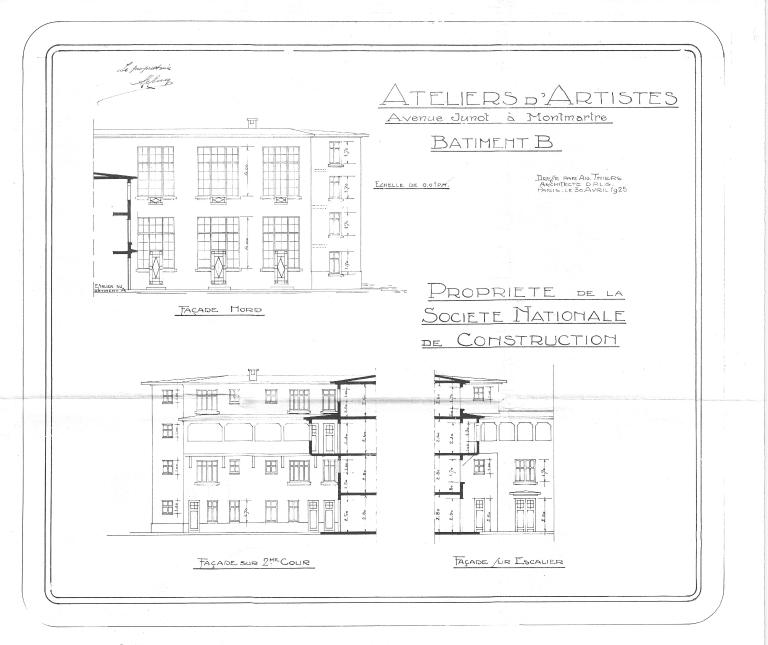 Immeuble d'ateliers d'artistes