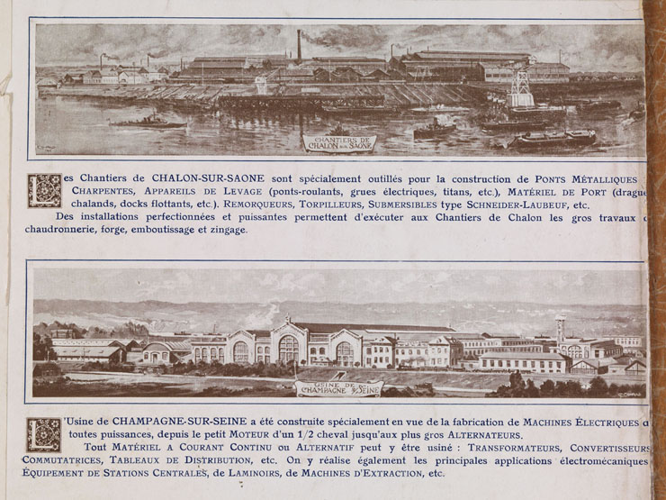 Usine de matériel électrique industriel Schneider et Cie, puis Le Matériel Electrique Scheider-Westinghouse (SW), puis Jeumont-Schneider (JS), actuellement ensemble industriel appelé "Espace Technologique et Industriel de Champagne-sur-Seine" (zone ETIC)