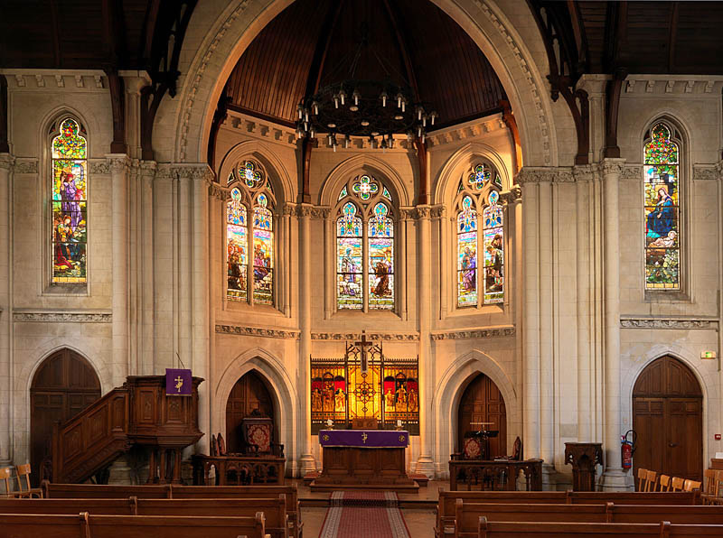 Ensemble de 6 verrières - Église luthérienne évangélique Saint-Jean