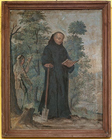 tableau : saint Fiacre