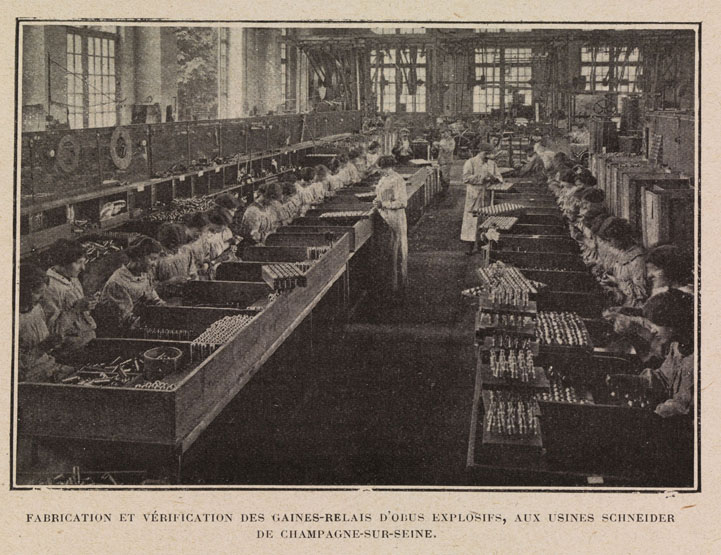 Usine de matériel électrique industriel Schneider et Cie, puis Le Matériel Electrique Scheider-Westinghouse (SW), puis Jeumont-Schneider (JS), actuellement ensemble industriel appelé "Espace Technologique et Industriel de Champagne-sur-Seine" (zone ETIC)