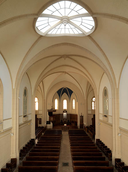 Ensemble de 15 verrières - Chapelle Notre-Dame du Bon-Secours (Sœurs du Bon-Secours de Notre-Dame Auxiliatrice)