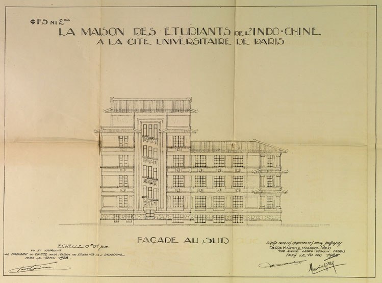 résidence d'étudiants dite Maison des étudiants de l'Asie du Sud-Est (ex-Maison des étudiants de l'Indochine)