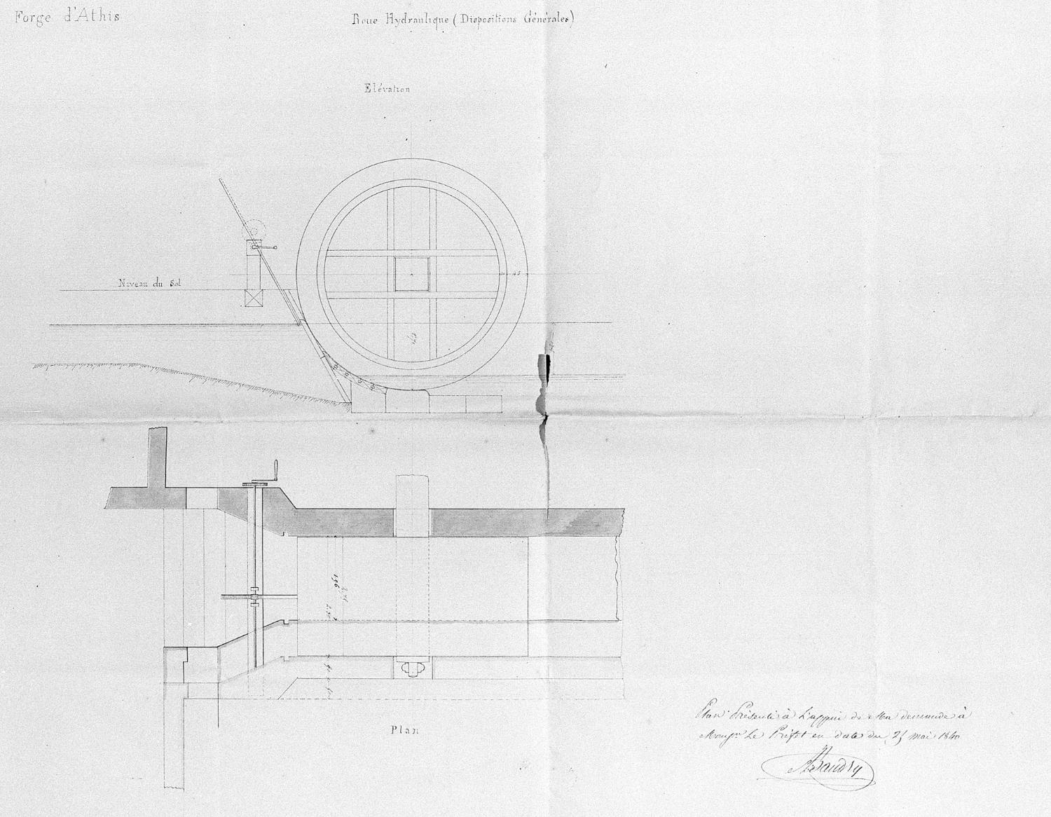 moulin d'Athis ou d'Orgeval, puis usine de transformation des métaux dite forges d'Athis