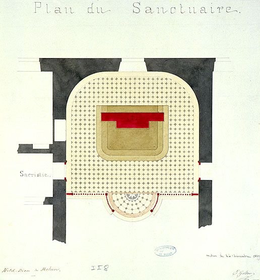 le mobilier de la chapelle de l'hôpital