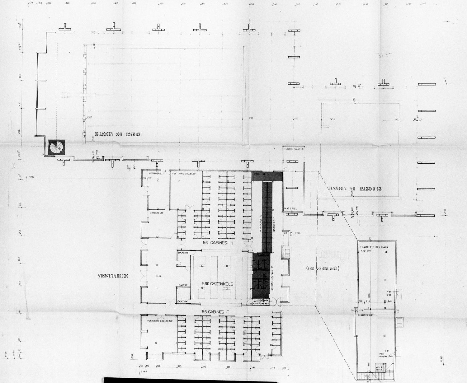 Complexe sportif piscine et patinoire