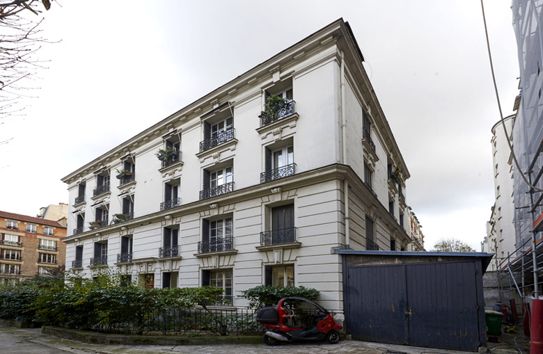 Immeuble et maisons, 14-14 bis- 16 rue Mouton Duvernet