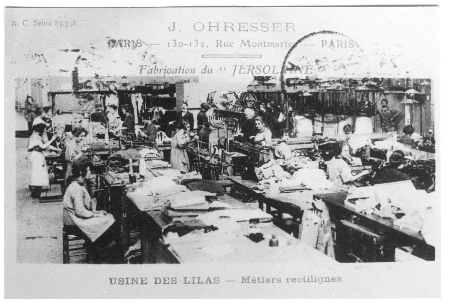 Usine de confection J. Ohresser, puis confiserie JO-CA, puis usine de produits pharmaceutiques Ile-de-France Pharmaceutique, puis blanchisserie industrielle R.L.D., actuellement logements