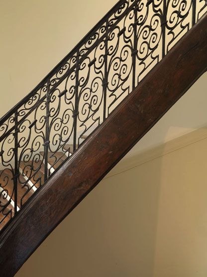 rampe d'appui, escalier de la maison à porte cochère dite hôtel Titon (non étudié)