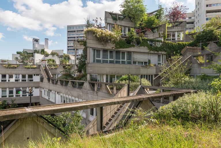 Atelier du peintre d'Isaac Celnikier (Varsovie, 1923-Paris, 2011), situé dans l'ensemble de logements "Jeanne-Hachette"