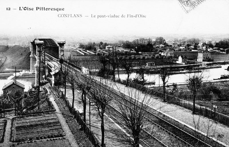 voie ferrée de la ligne Argenteuil-Mantes