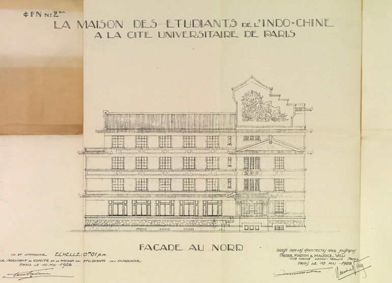 résidence d'étudiants dite Maison des étudiants de l'Asie du Sud-Est (ex-Maison des étudiants de l'Indochine)