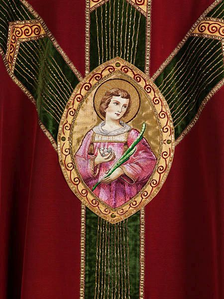 chasuble de saint Etienne