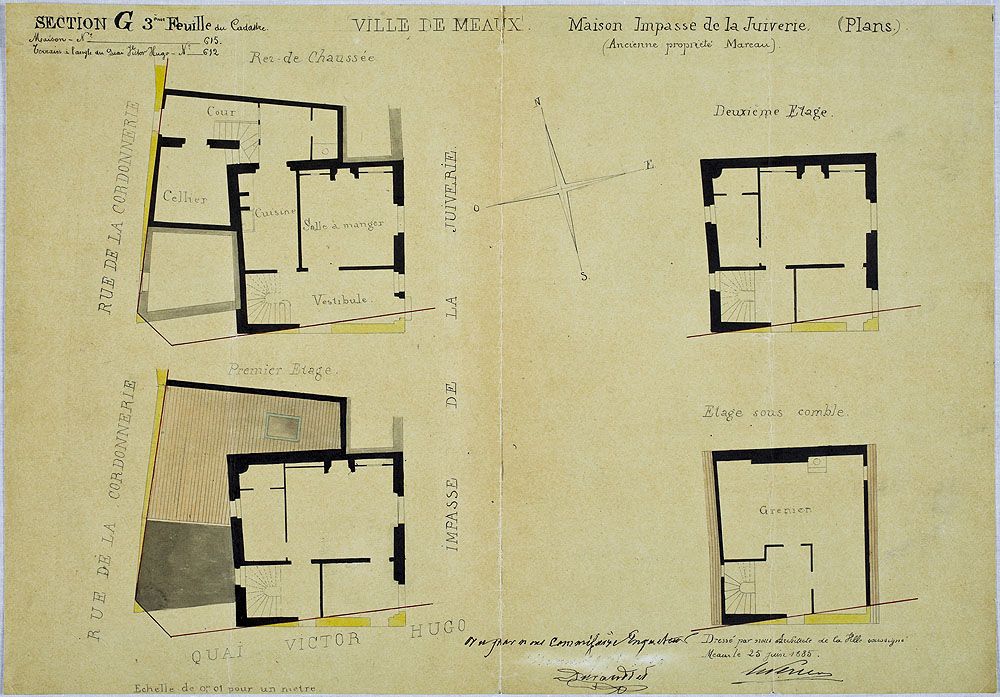 les maisons et immeubles de Meaux