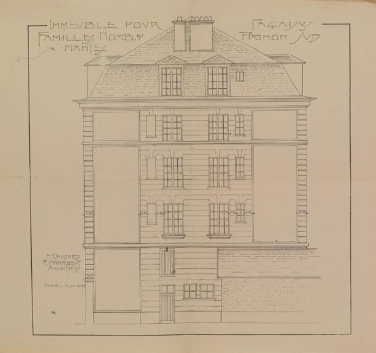 Couvent de Bénédictines, immeuble HBM